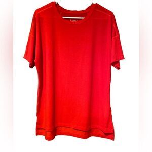 The North Face Red Short Sleeve T-Shirt Size Large